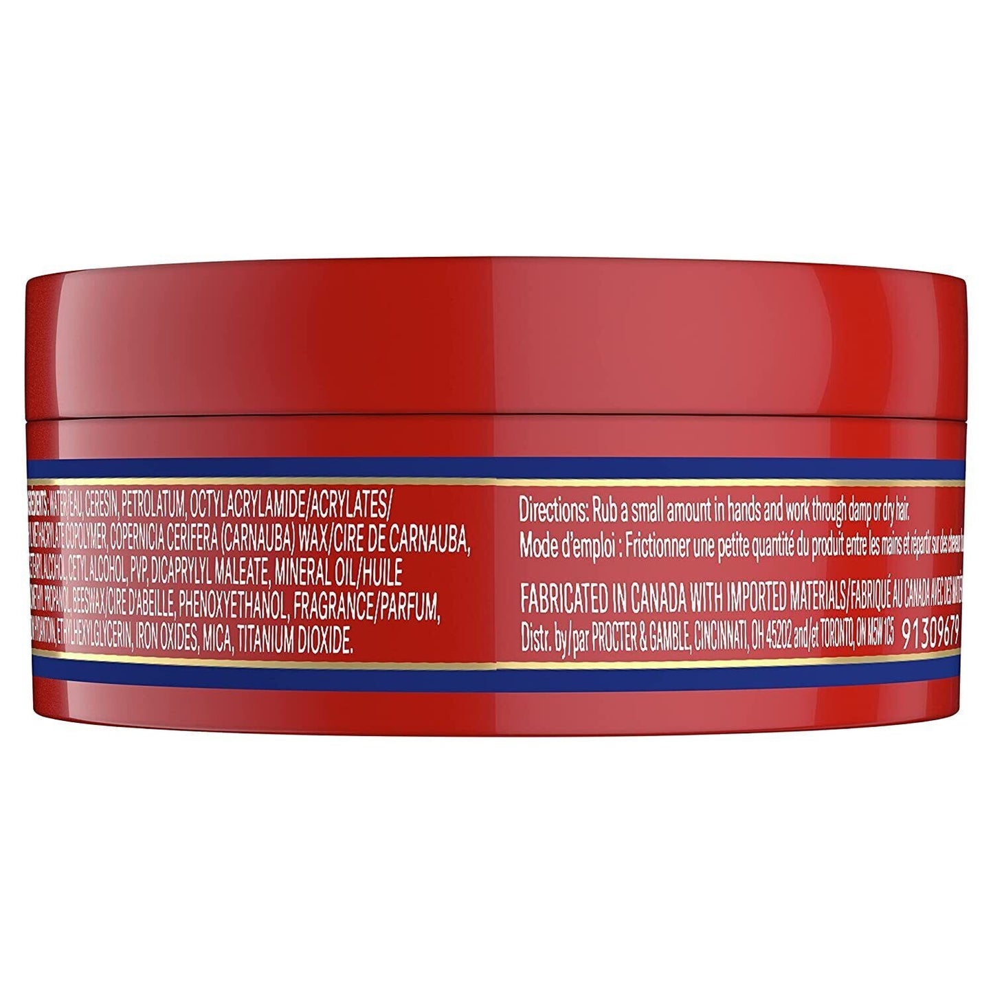 Men's Hair Styling Wax Cream with Frizz Control & Hydration