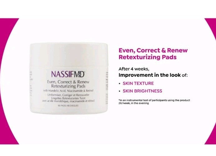 Retexturizing Skin Pads Kit for Brightening & Smoothing - 30 & 60 Count