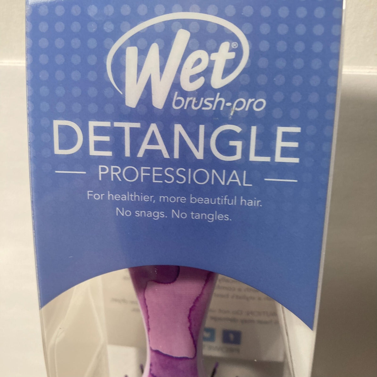Wet Brush Pro Detangle Hair Brush - Professional Purple Styling Tool