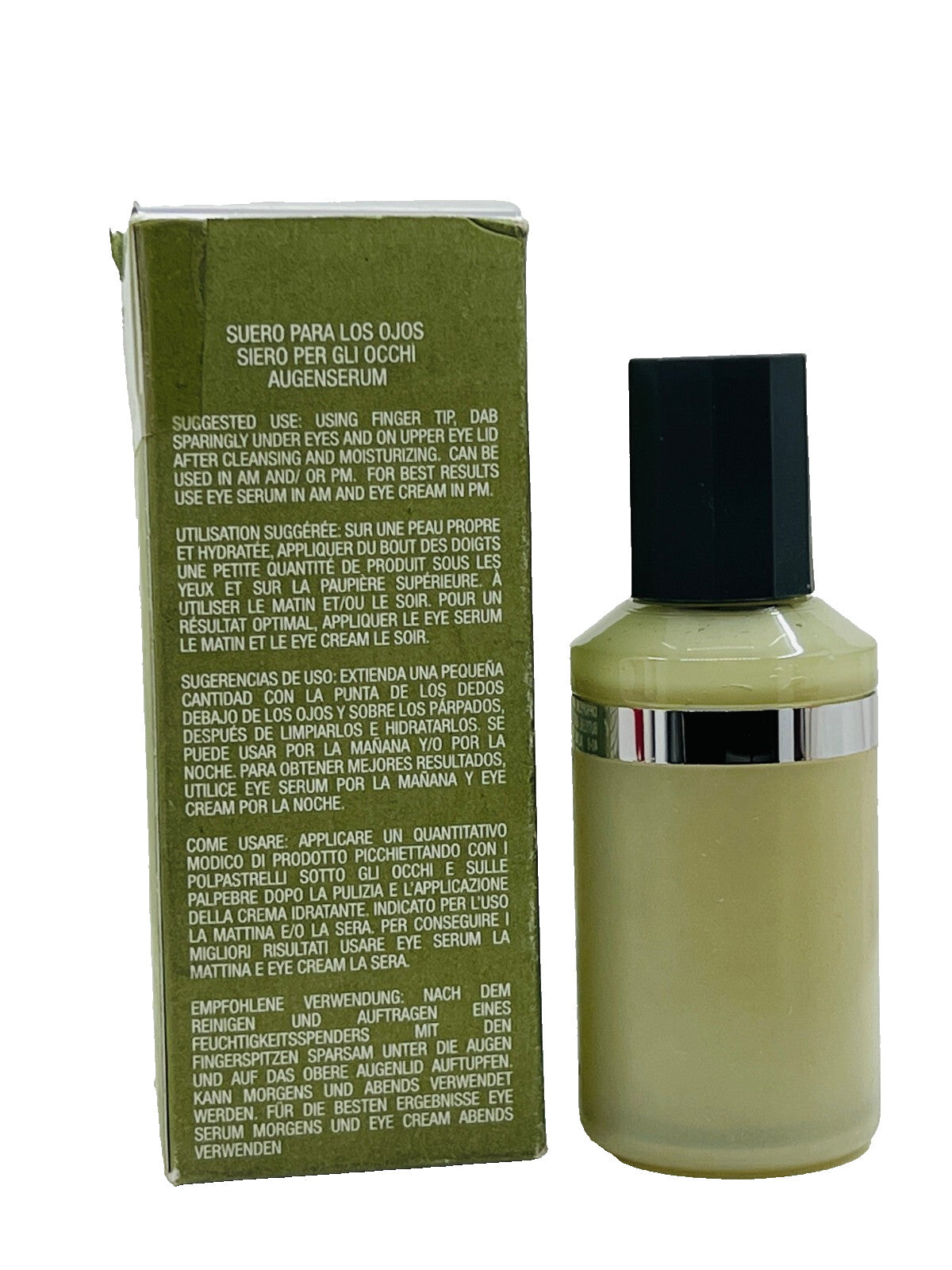 John Varvatos Skin Eye Serum 1 oz - Anti-Aging Eye Treatment for Dark Circles