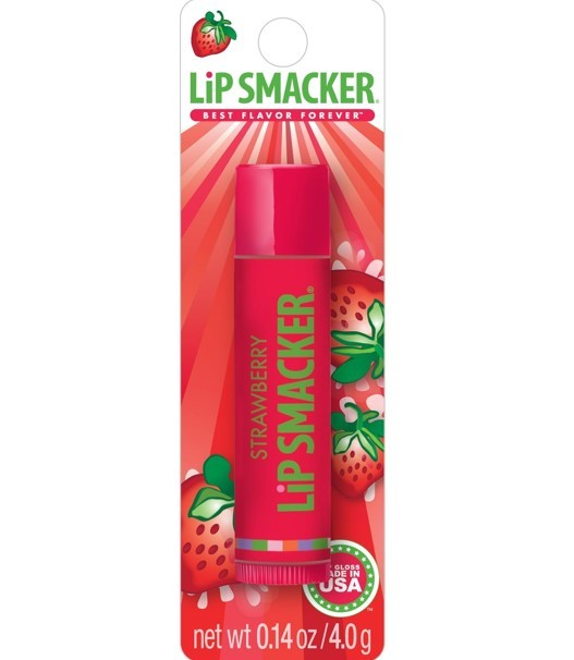 Lip Balm Set - Strawberry Flavored Moisturizing Lip Care, 4 Pack
