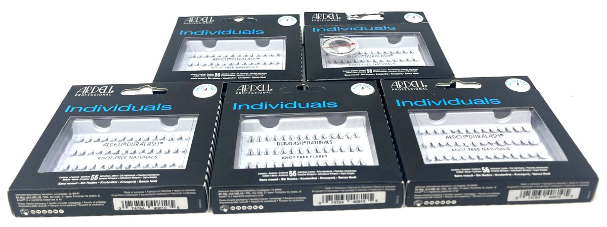 Knot-Free False Eyelash Flares - Medium Black, Pack of 5