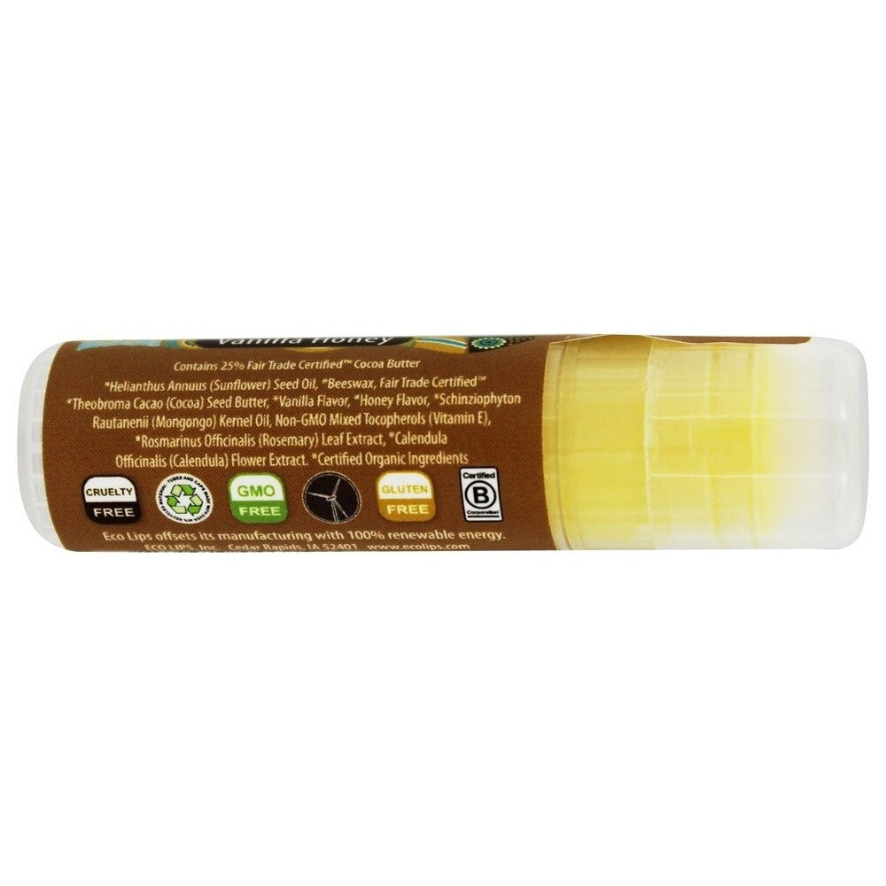 Organic Vanilla Honey Lip Balm - Nourishing, Moisturizing, 0.25 oz