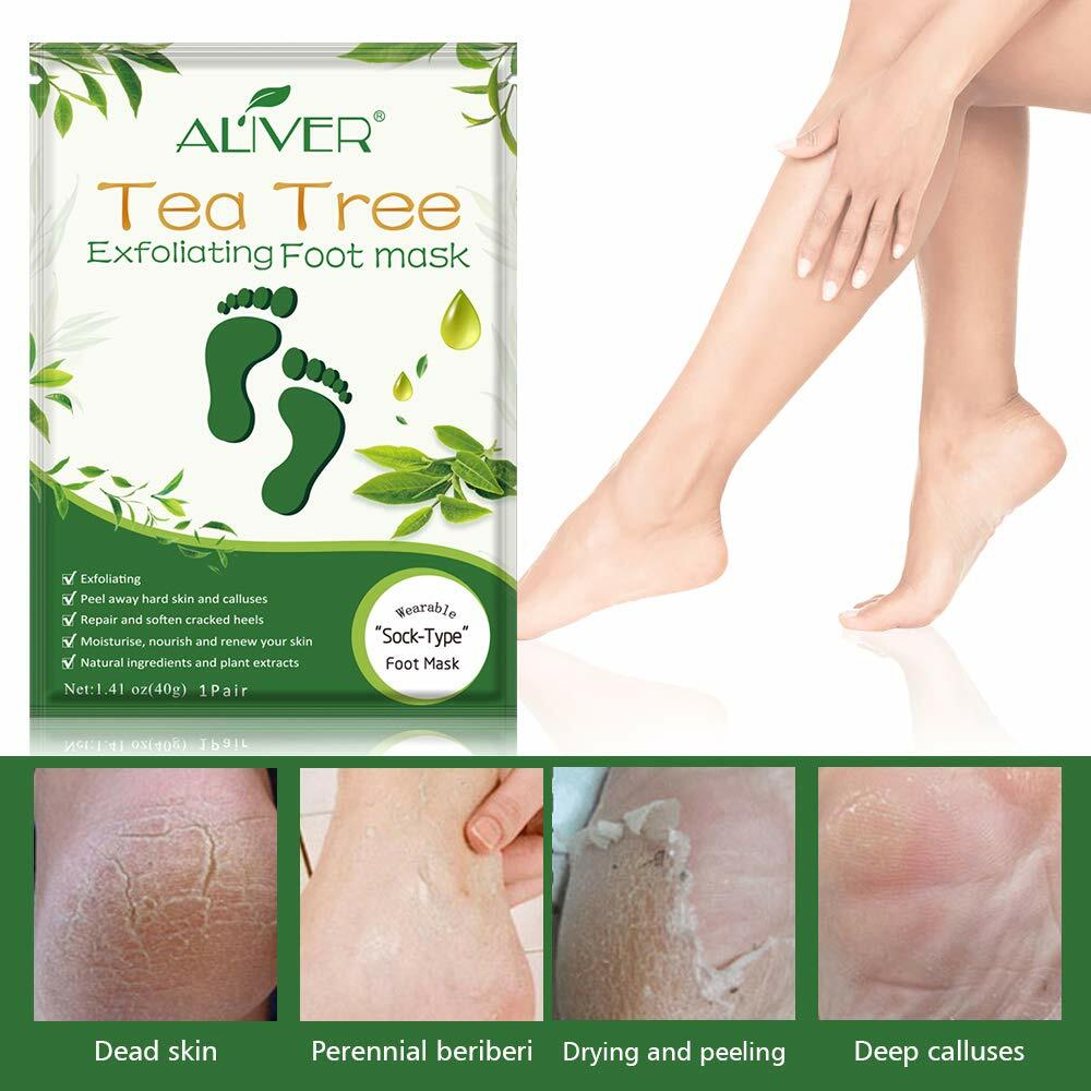 Foot Peel Mask 5 Pack - Exfoliating Dead Skin Remover