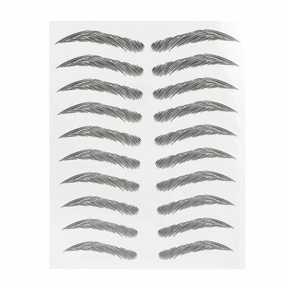 Waterproof Hair-Like Eyebrow Tattoo Stickers - Natural Full-Brow Enhancer