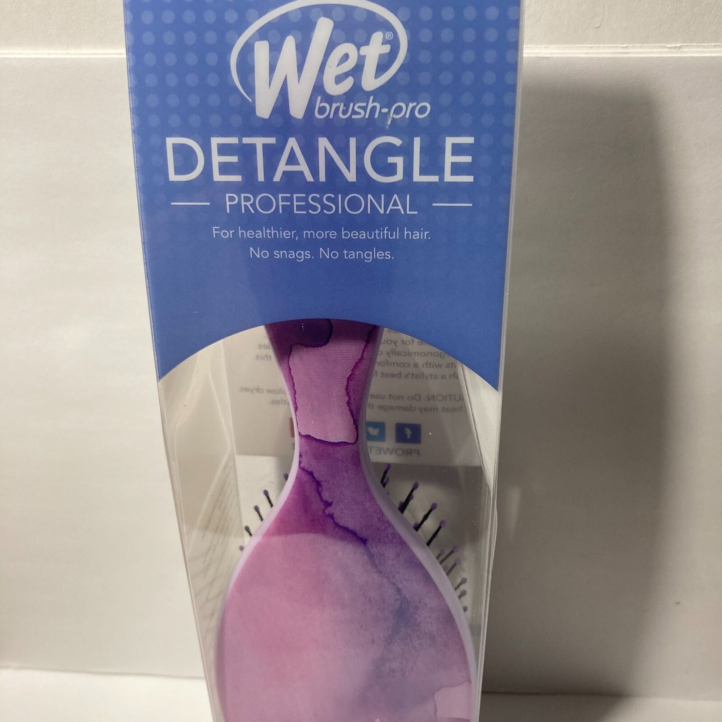 Wet Brush Pro Detangle Hair Brush - Professional Purple Styling Tool