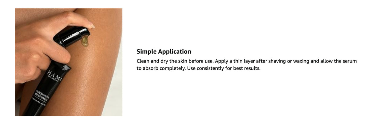 Ingrown Hair Serum for Bikini Line & Razor Bump Treatment - Smooth Skin