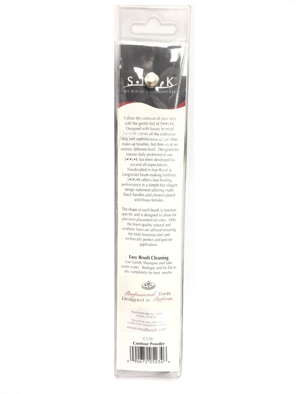 Royal & Langnickel Silk Contour Powder Brush C170 - Makeup Brush for Face & Contouring