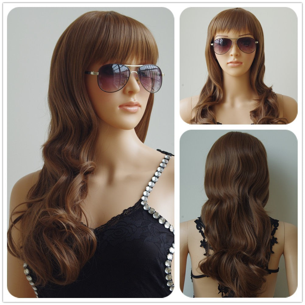 Long Ombre Wigs - Heat Resistant Synthetic Hair, Thick Full Wigs