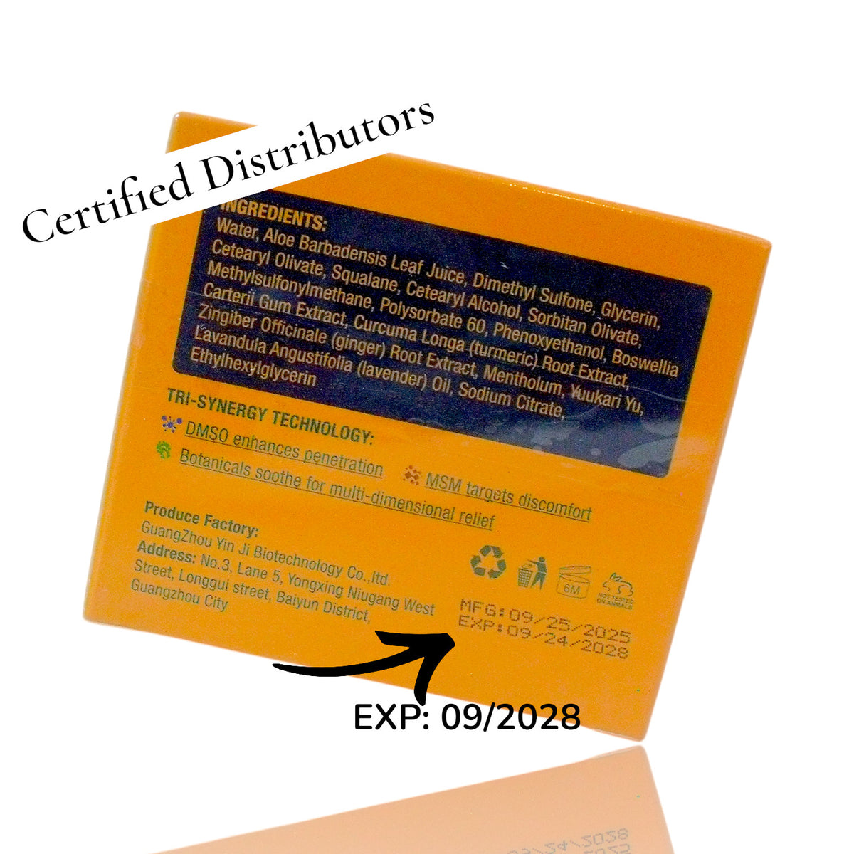DMSO Cream with Aloe Vera for Muscles & Joints 4oz