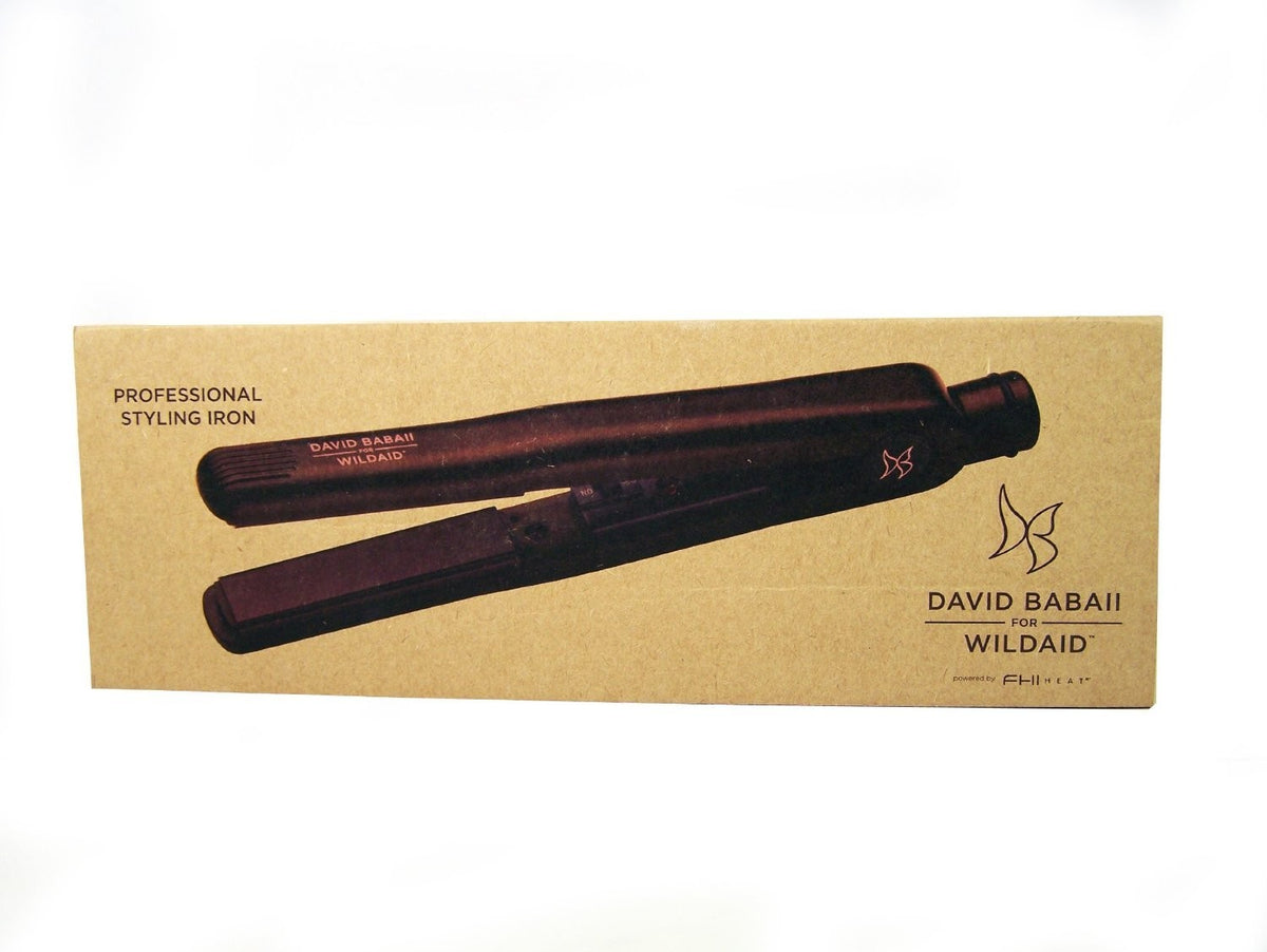 1-Inch Ceramic Tourmaline Flat Iron for Hair Styling - Professional Salon Tool