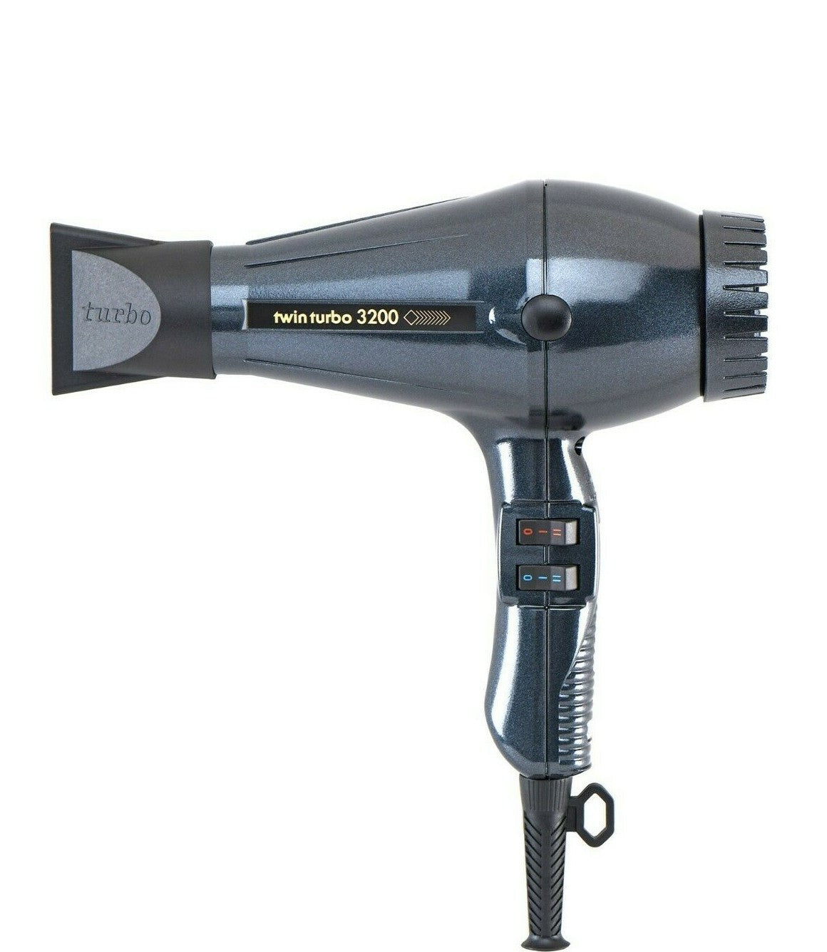 Professional 1900W Hair Dryer with Multiple Settings & Cold Air - Gray