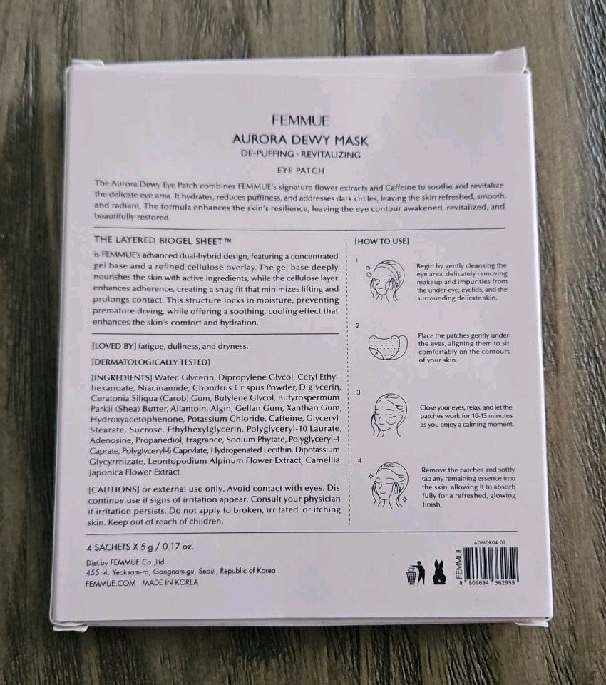 De-Puffing Eye Patch Set - Revitalizing Under Eye Masks for Men & Women