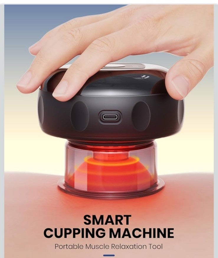 Electric Cupping Therapy Kit 5-in-1 with Red Light for Massage & Pain Relief