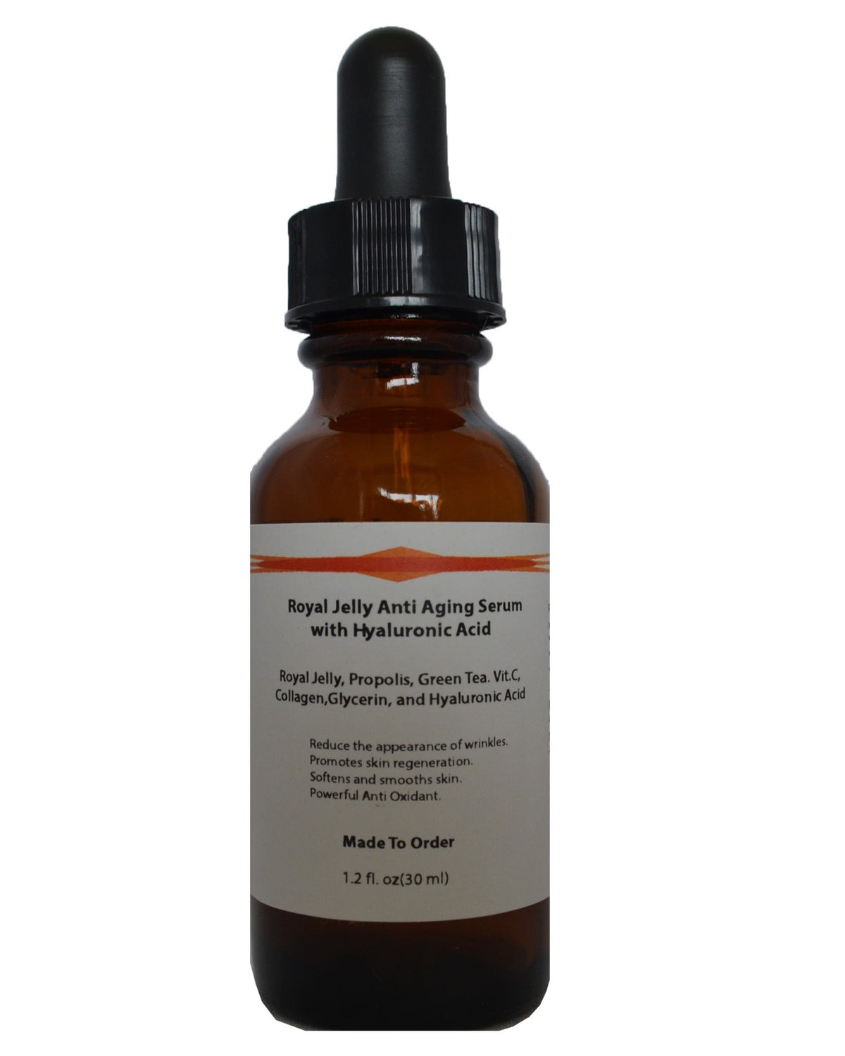 Royal Jelly Anti-Aging Serum with Propolis, Green Tea & Hyaluronic Acid — All Sizes & Dispensers