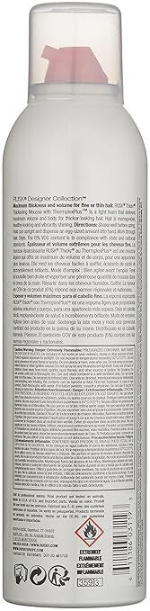 Thickening Hair Mousse - Rusk Thickr 8.8 Oz for Volume & Hold
