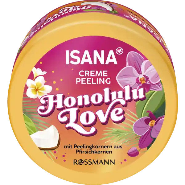 ISANA Cream body peeling HONOLULU LOVE 200ml/1ct. SUMMER Edition FREE