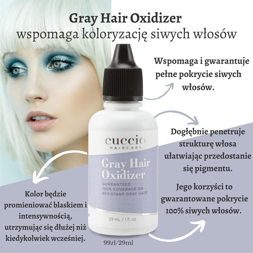 Gray Hair Color Treatment Oil - Hair Covering & Shine Enhancer, 29ml