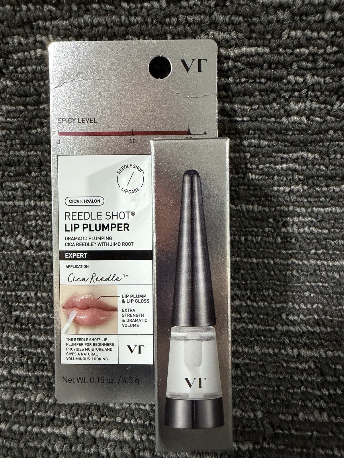 Lip Plumper Spicy - Clear Gloss with Shine, 0.15 oz - Expert