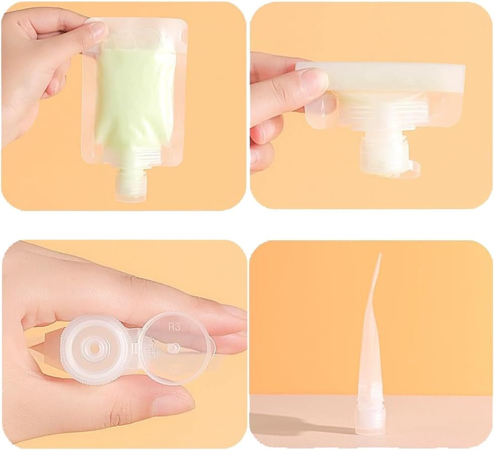 Travel Bottles Set TSA Approved Leak-Proof Refillable Toiletry Containers