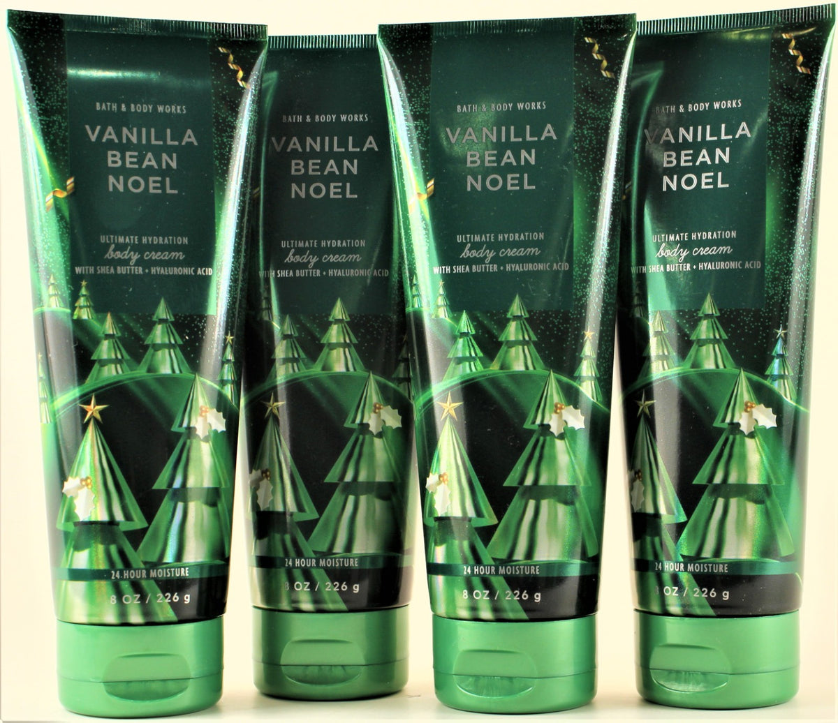 Vanilla Bean Noel Body Cream Lotion 8oz - Set of 4