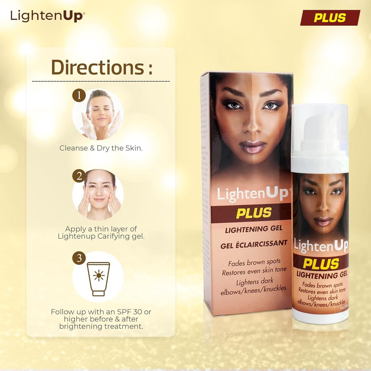 Brightening Gel with Papaya Extract - Skin Tone & Spot Fade, 1 oz