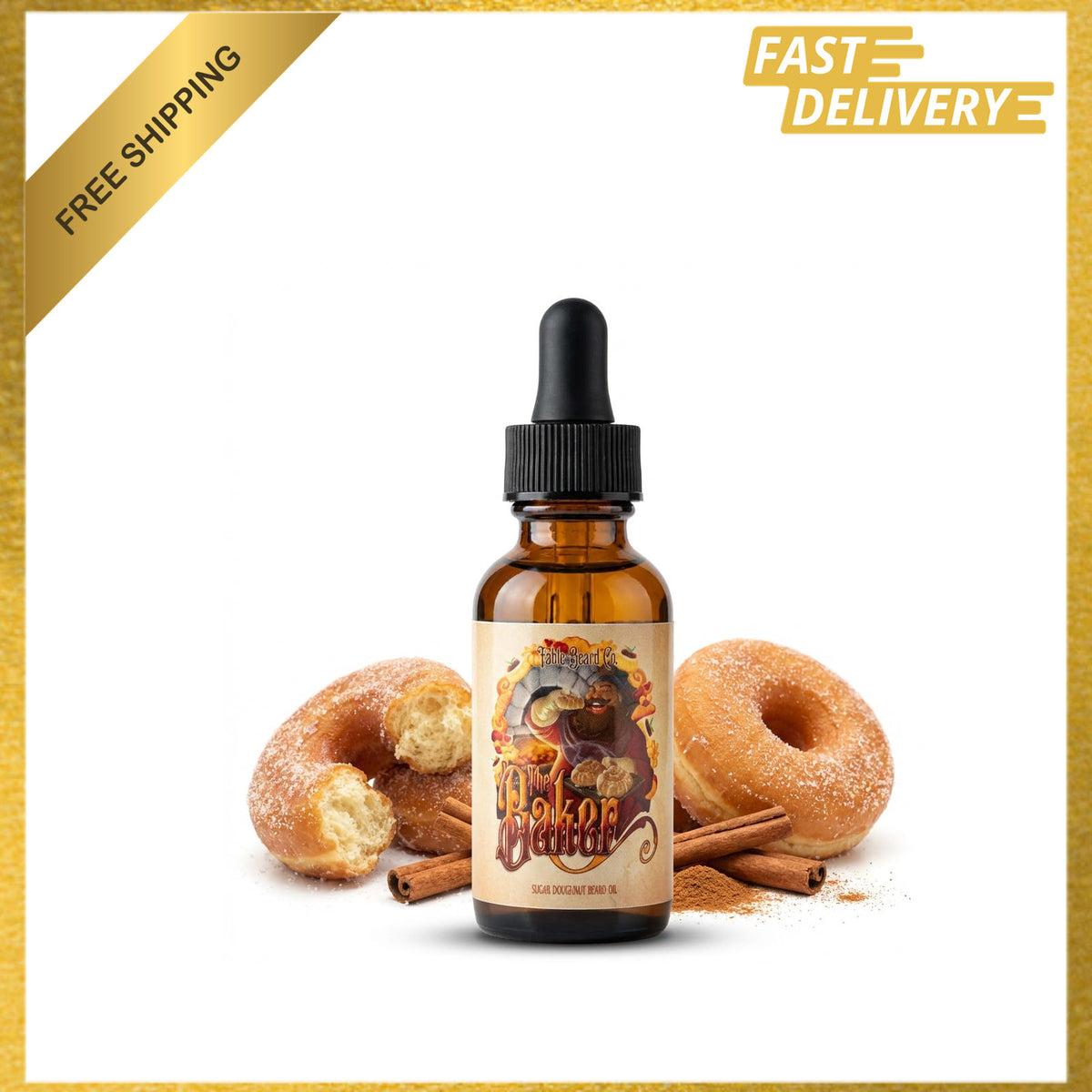 Men's Beard Oil with Jojoba, Argan & Vitamin E - Softening & Nourishing, 1 Fl Oz
