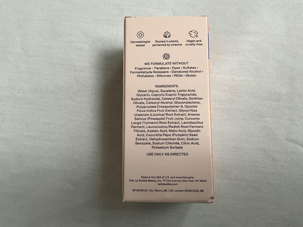Vegan Exfoliating Face Serum - Moon Walk Step 2 Treatment, 1 Fl Oz