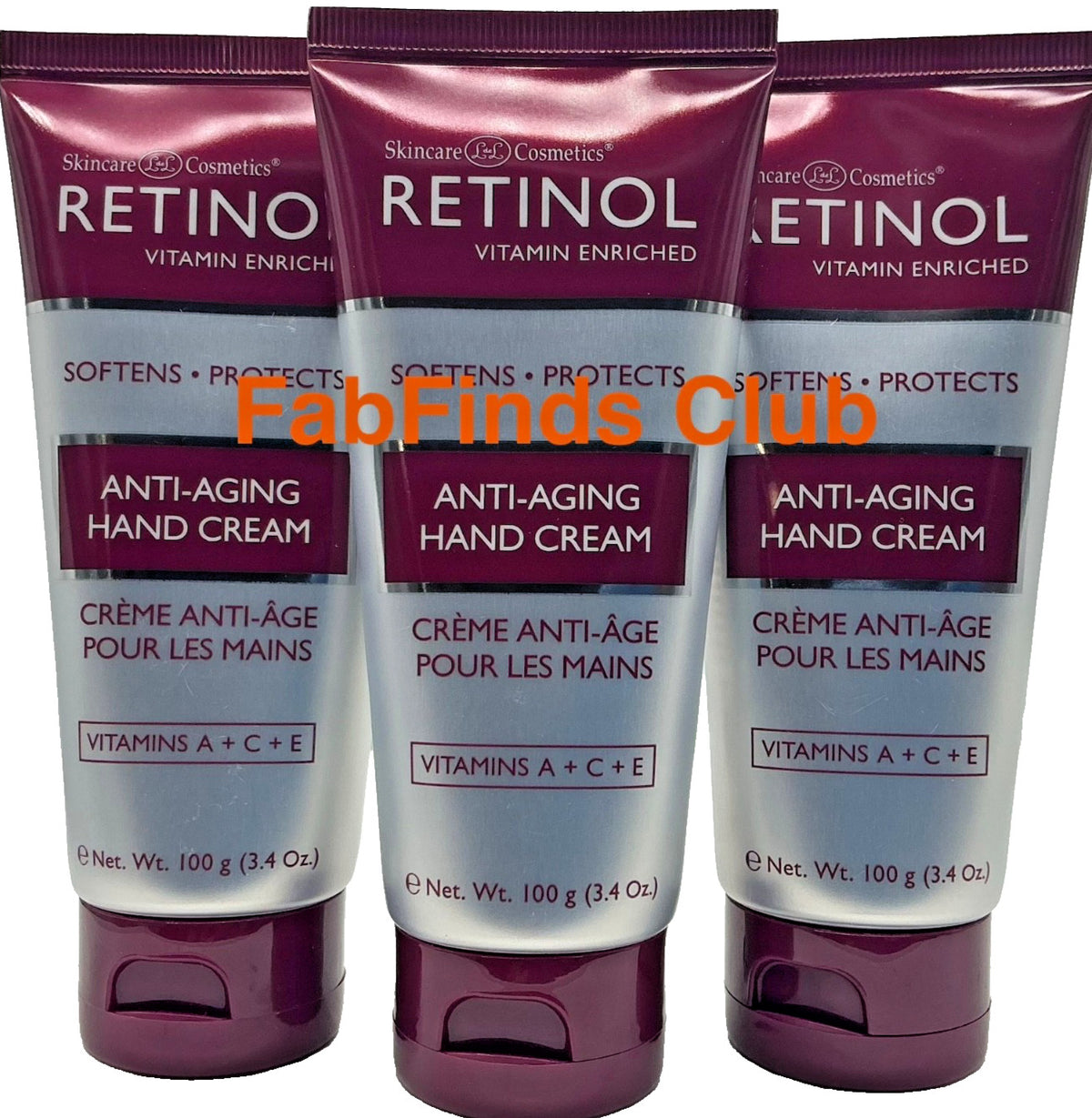 Retinol Hand Cream Set - Moisturizing Anti-Aging Hand, Nail & Cuticle Care
