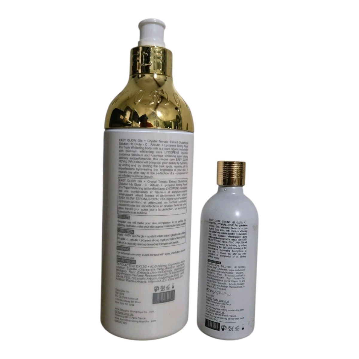 Easy Glow Tomato Royal Pro Body Milk & Serum Set - 580ml