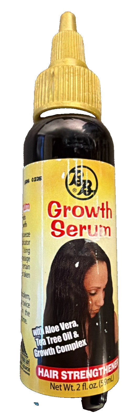 Hair Growth Serum with Aloe Vera & Tea Tree Oil, 2 oz