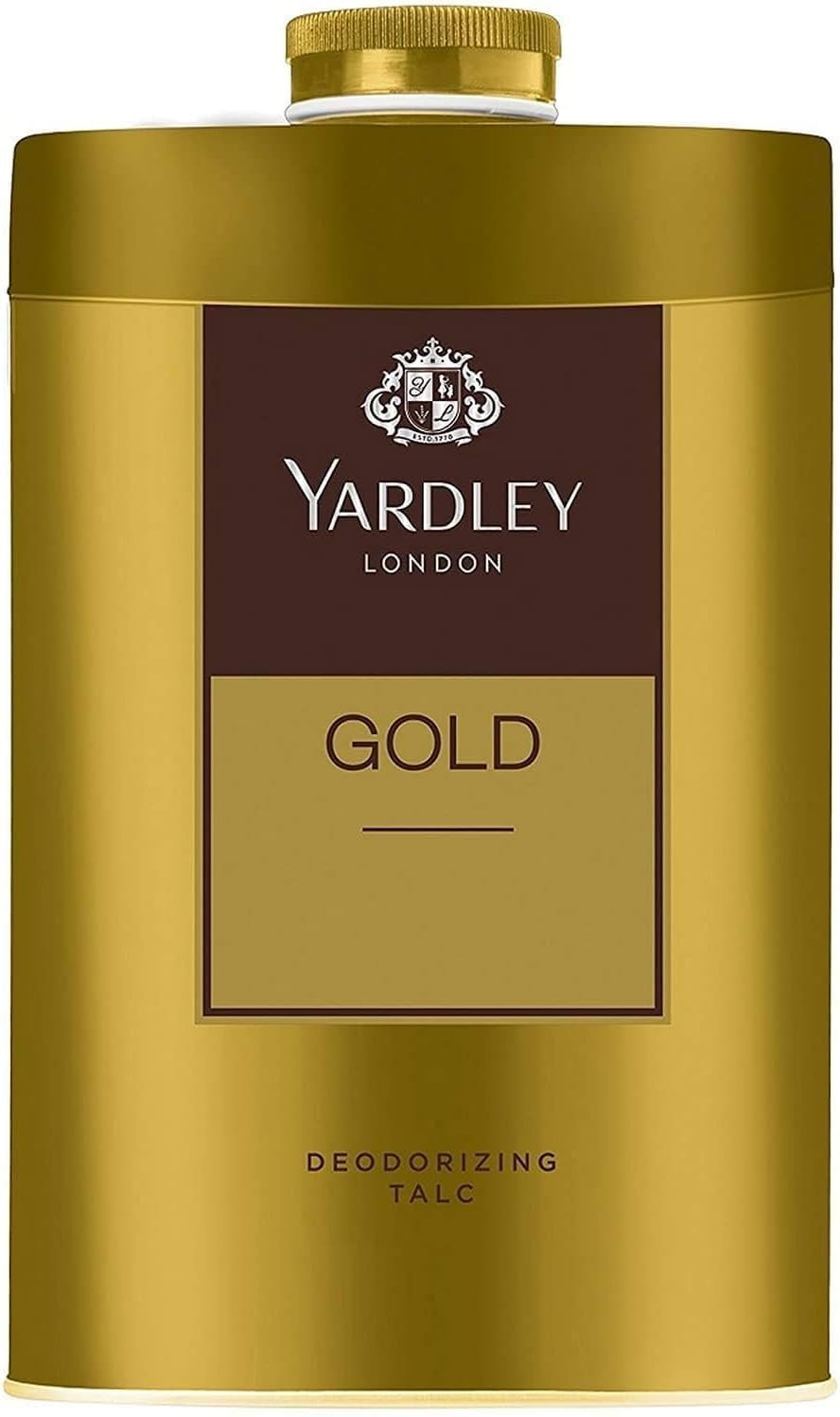 Yardley London Gold Deodorizing Talc for Men 100g | Body Powder