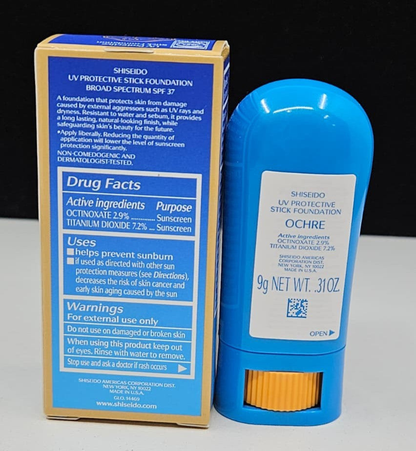 Foundation Stick SPF 37 Ochre - 0.31 oz | Shiseido UV Protective