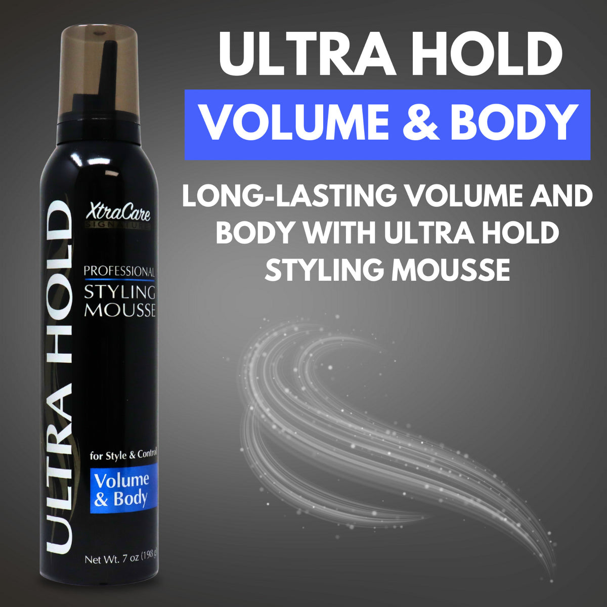 Ultra Hold Hair Styling Mousse 7 oz - 2 Pack for Volume & Control