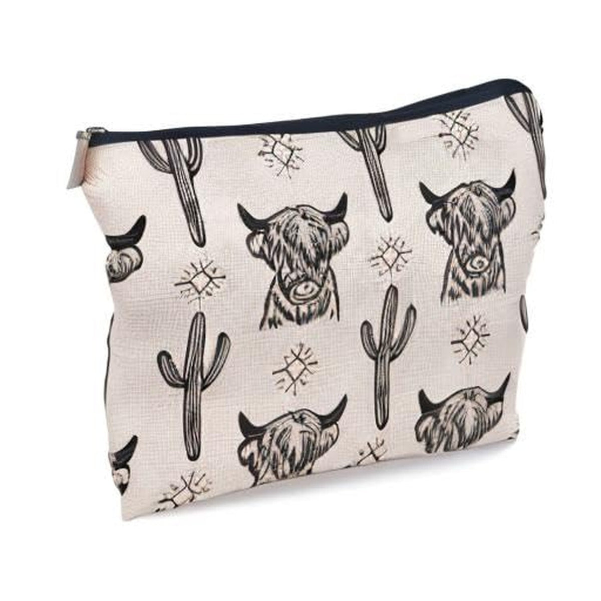 Western Cowgirl Makeup Bag - Portable Cosmetic Organizer for Travel & Gifts