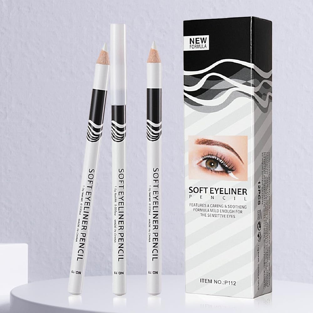 Waterproof Eyeliner & Eyebrow Pencil Set - Multi-Use Cream Pens for Women