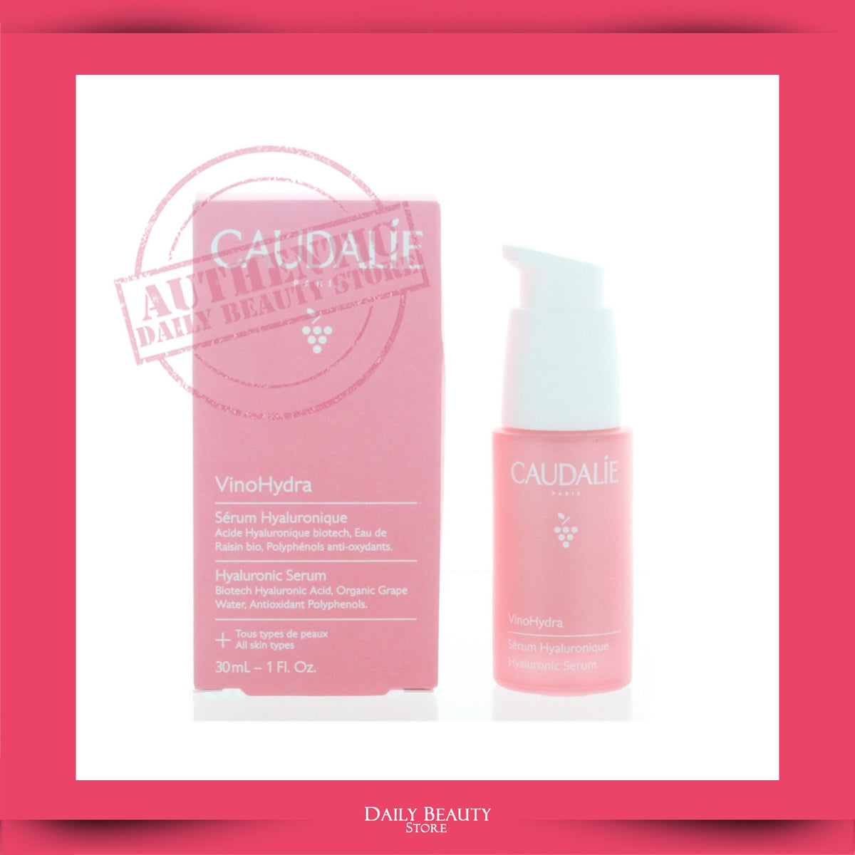 Hyaluronic Acid Face Serum 30ml - Hydrating & Plumping