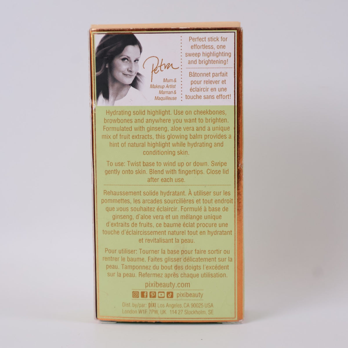 2pk Pixi On-the-Glow SuperGlow Hydrating Highlighter Stick, Natura