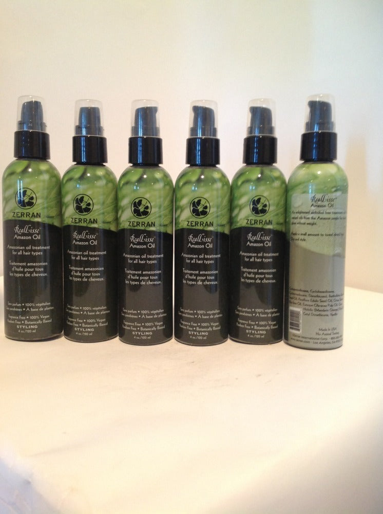 6-Pack Amazon Oil Hair Treatment - All Hair Types, Smoothing, 4 oz