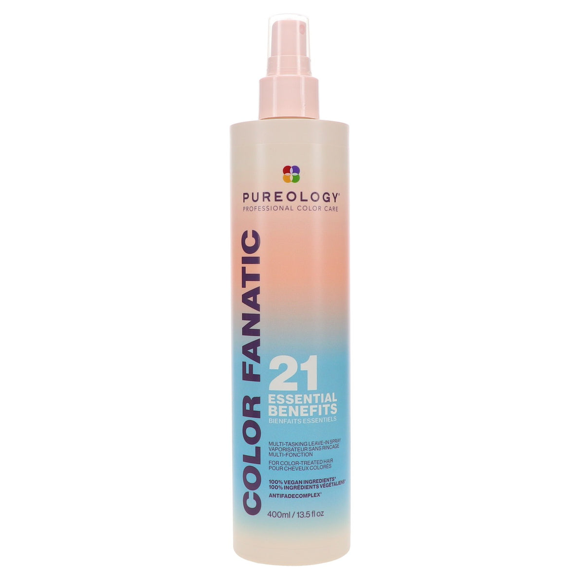 Pureology Color Fanatic 21 Benefits Multi-Tasking Leave-In Spray 13.5 oz - Color Protection & Detangling