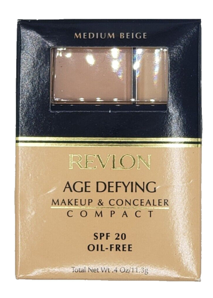 Revlon Age Defying Makeup & Concealer Compact - Medium Beige