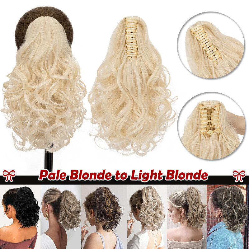Clip-In Ponytail Hair Extensions 12-30 Inch Thick Synthetic Hairpiece