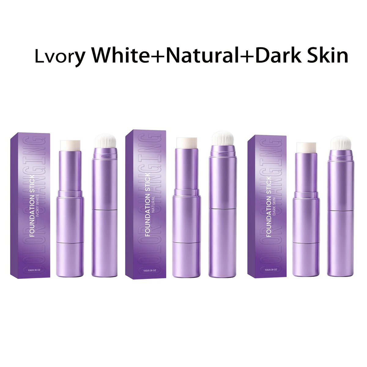 Facelove Foundation Stick - 2-in-1 Waterproof Long-Lasting Makeup Base