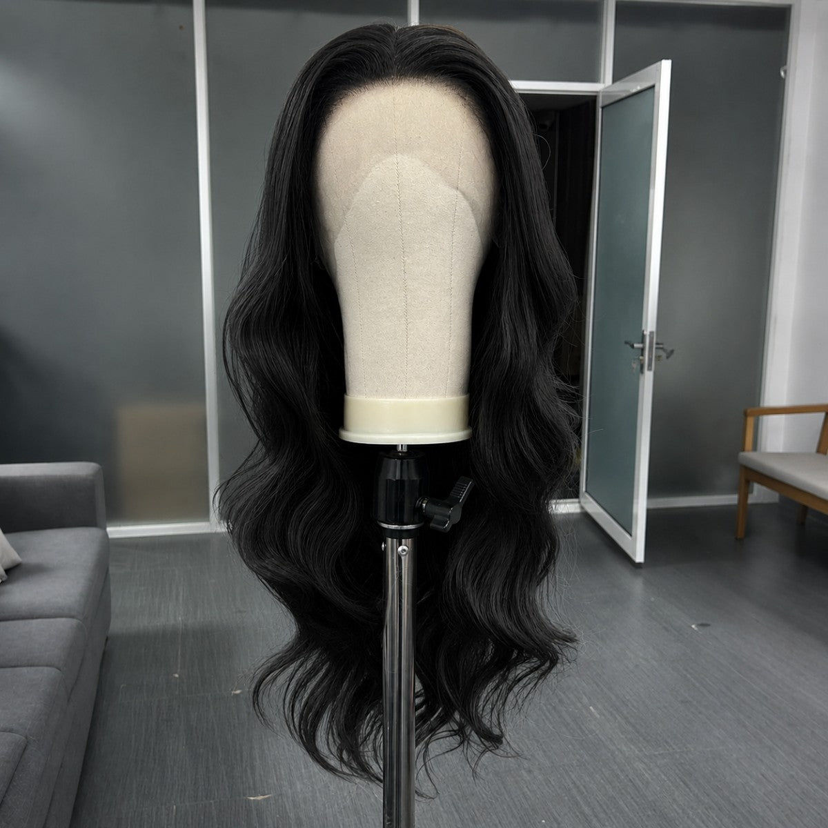 Long Wavy Lace Front Wigs Synthetic Hair Heat Resistant 13x4 Cap Size