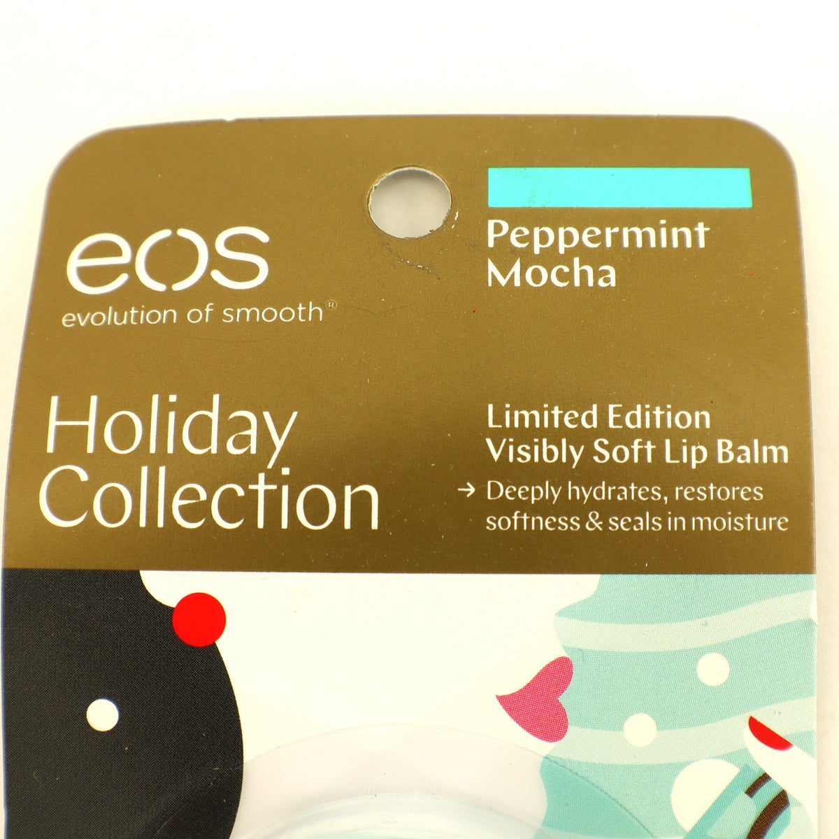 Limited Edition Peppermint Mocha Lip Balm Set - Egg Shaped, Hydrating, 2 Pack