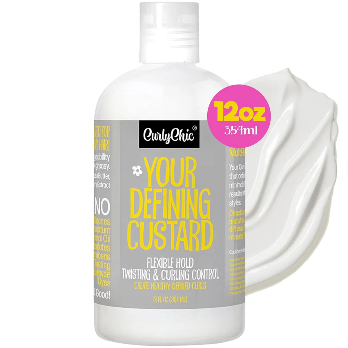Curl Defining Custard - Flexible Hold & Frizz Control 12oz