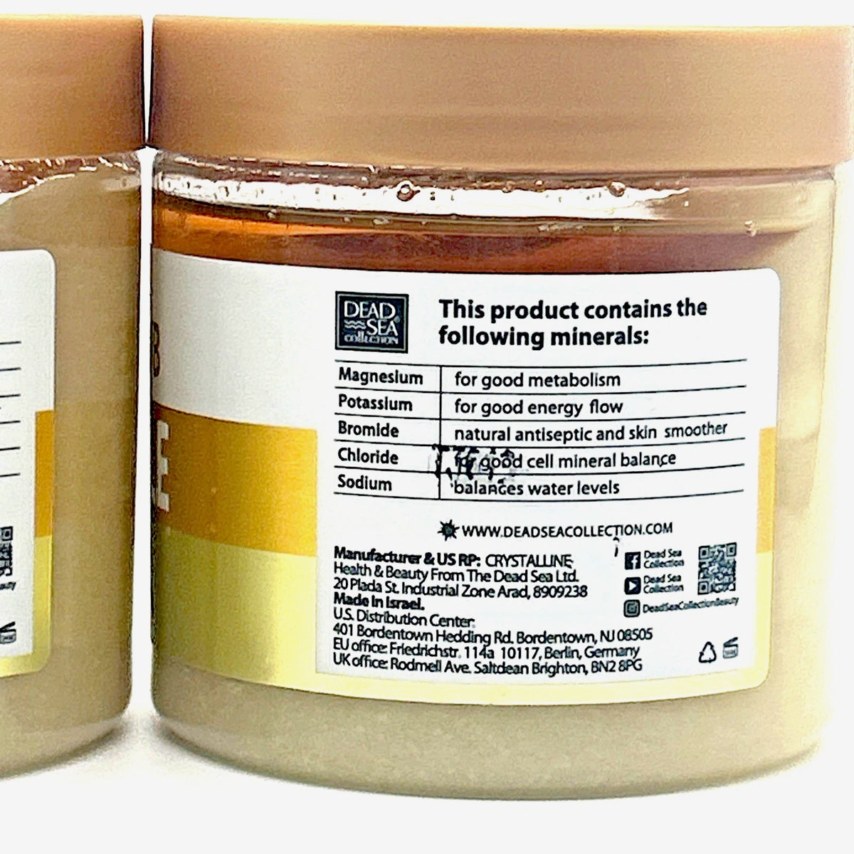 Dead Sea Collection Pineapple Exfoliating Mineral Salt Scrub, 2-Pack