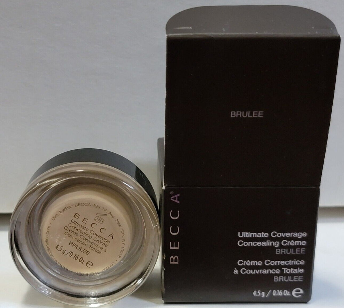 Concealing Creme - Full Coverage Face Makeup BRULEE 0.16 oz