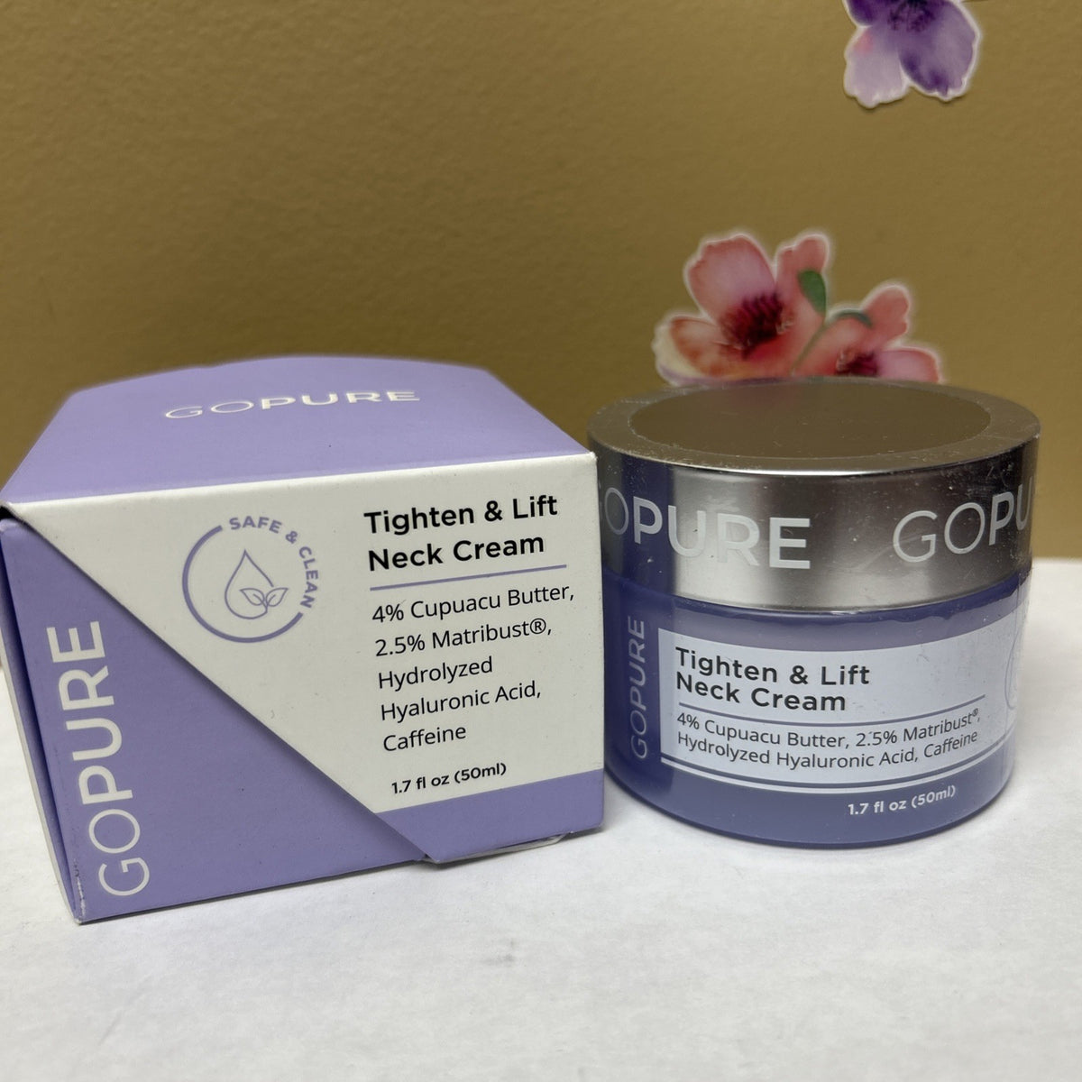 Neck Firming Cream - Tighten & Lift Skin, 1.7 Oz, Anti-Aging Moisturizer