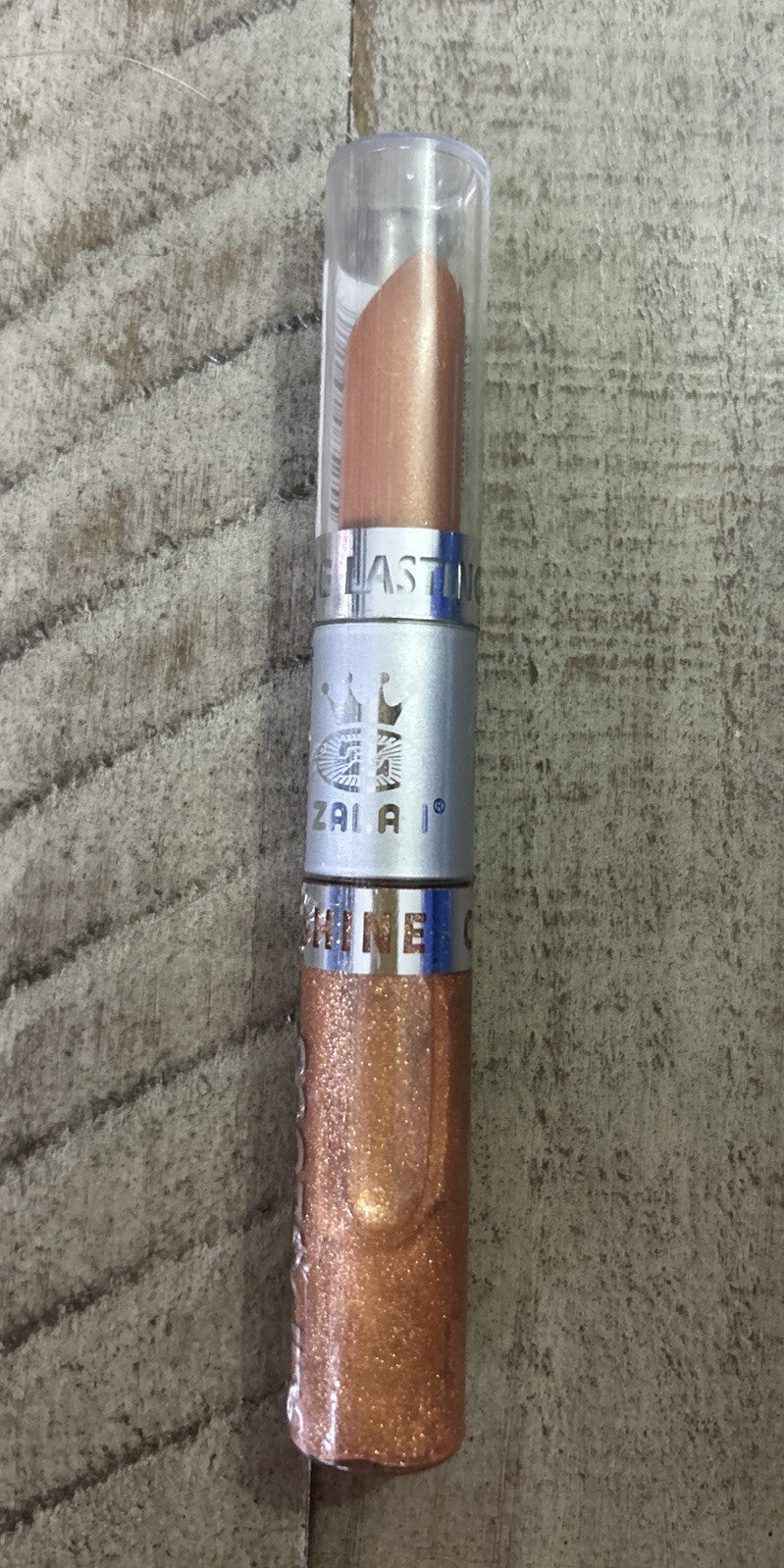 Long Wearing Lipstick & Gloss Duo - Golden Amber Shimmer